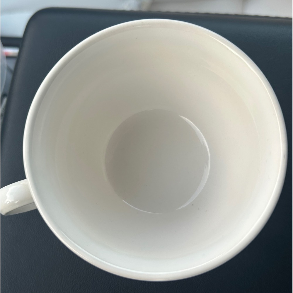 John Tams England Cafe Cup and Saucer Set White Black Retro Logo 2 Piece Set - Picture 5 of 10